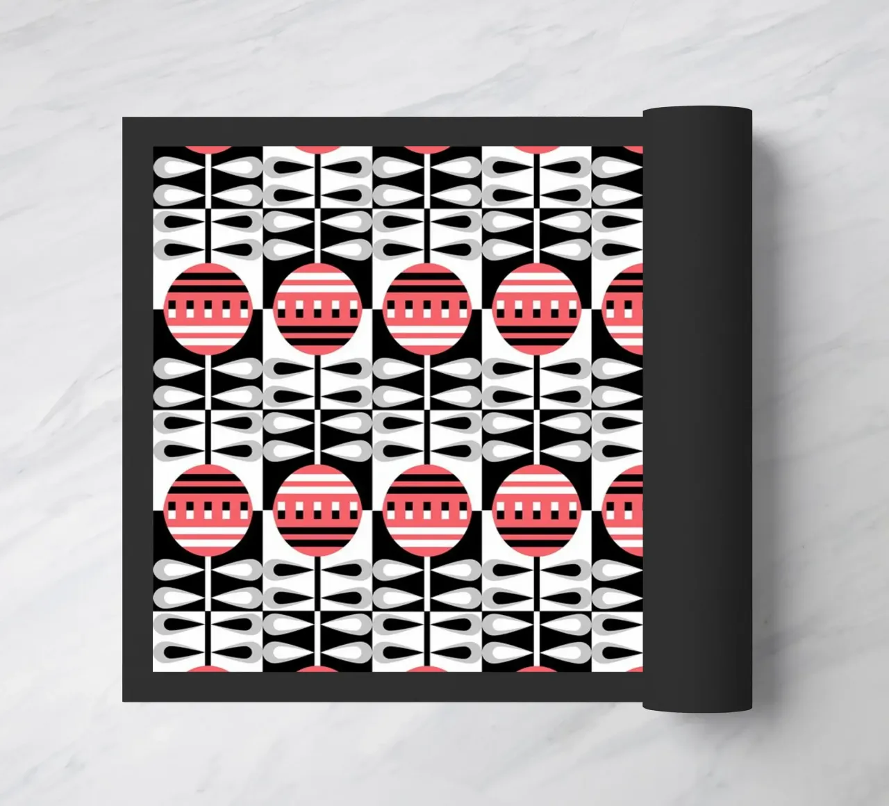 Repetitive pattern 36 doormat by Little Dean