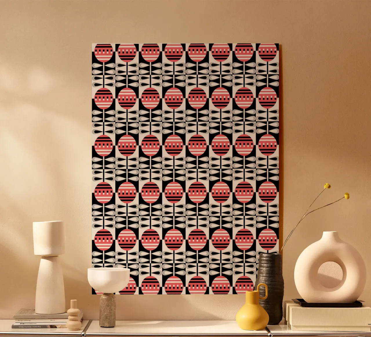 Repetitive pattern 36 acrylic glass by Little Dean