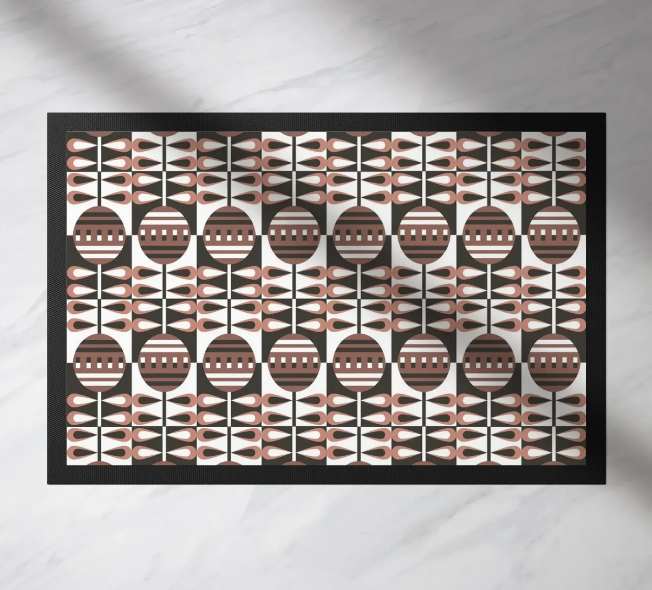 Repetitive pattern 37 doormat by Little Dean