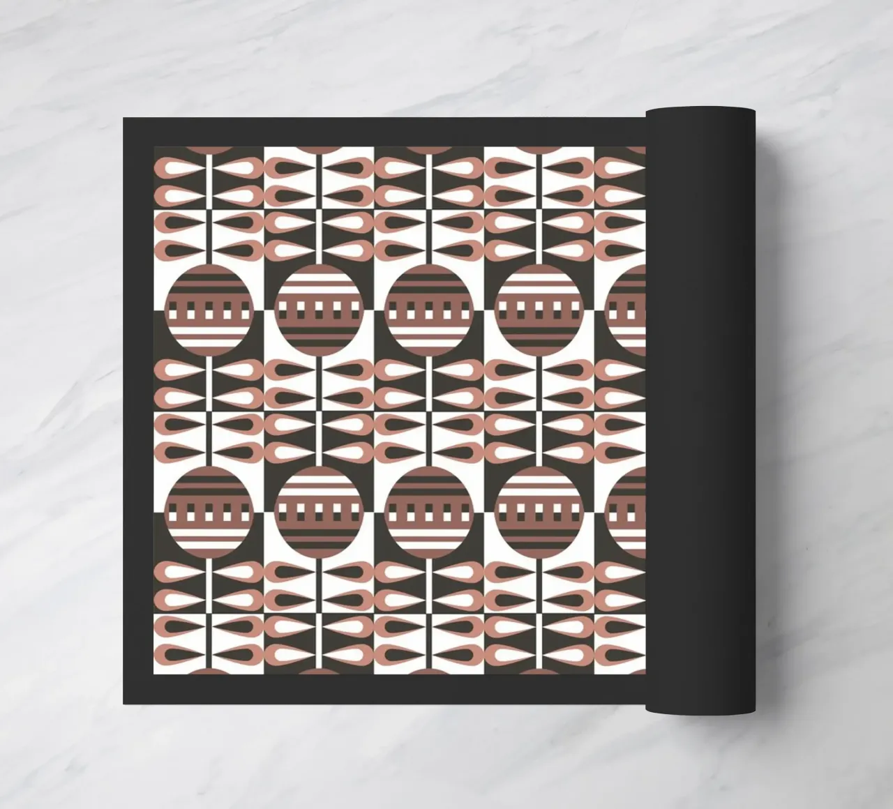 Repetitive pattern 37 doormat by Little Dean