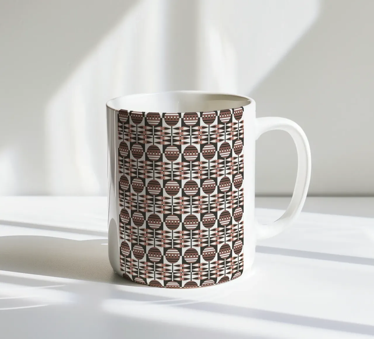 Schema ripetitivo 37 tazza in ceramica da Little Dean