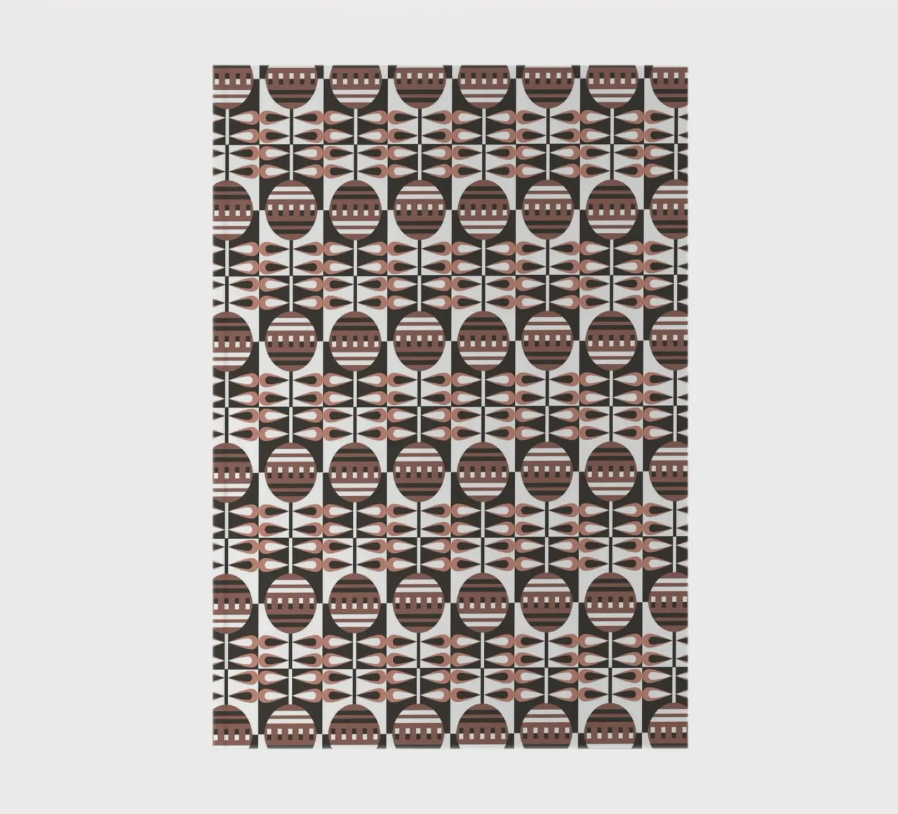 Repetitive pattern 37 notebook by Little Dean