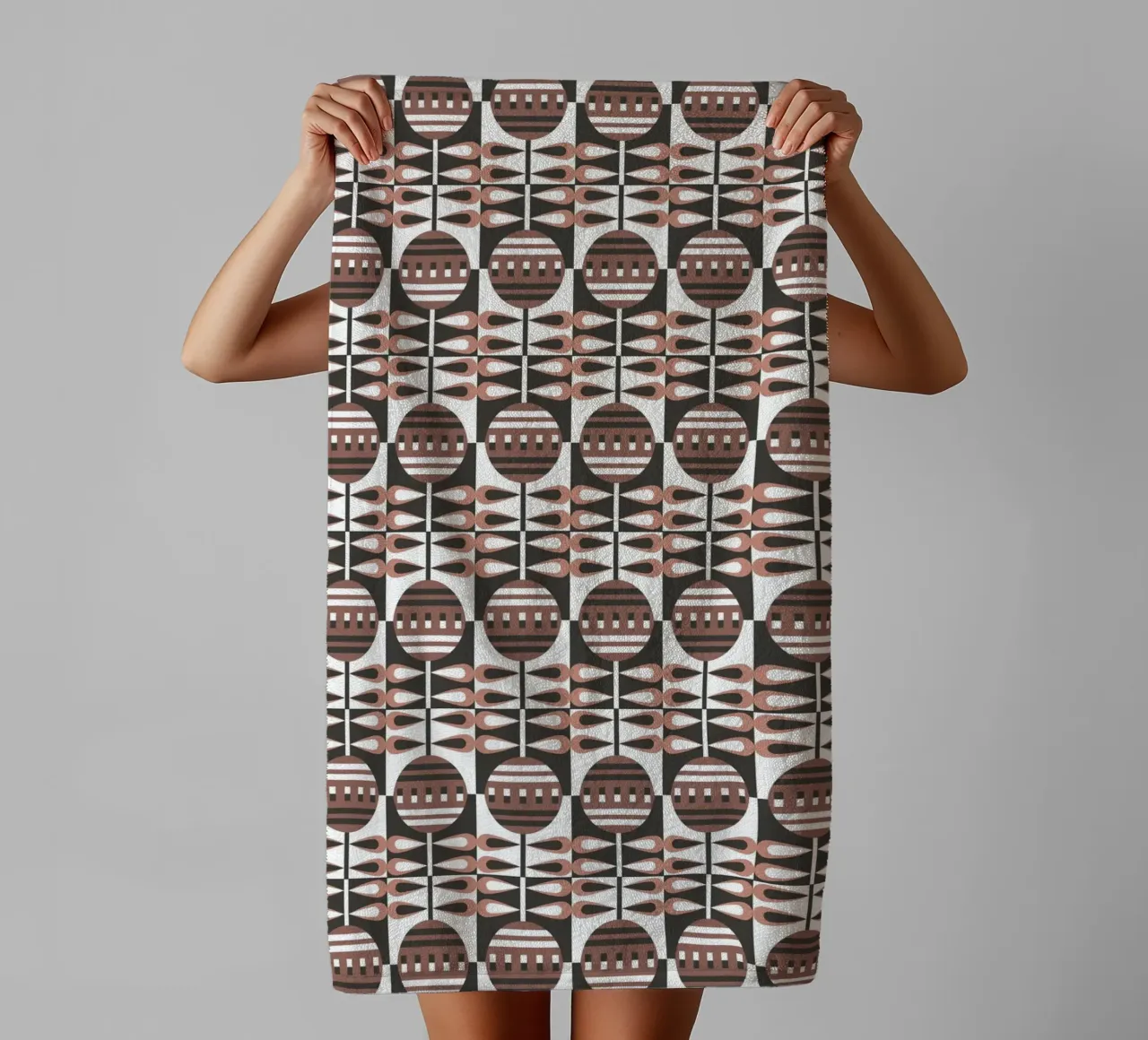 Repetitive pattern 37 towel by Little Dean