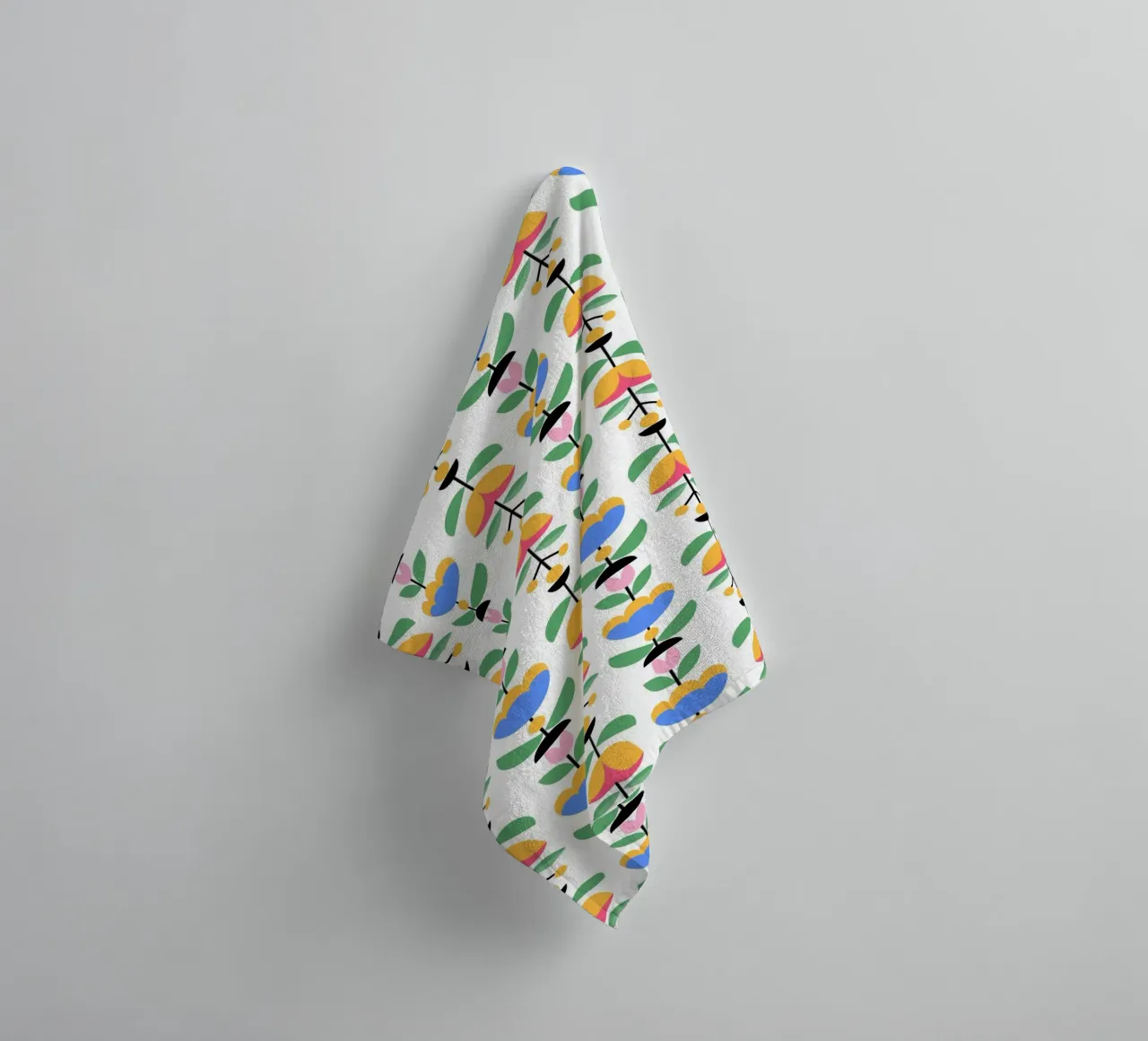 Repetitive pattern 39 towel by Little Dean