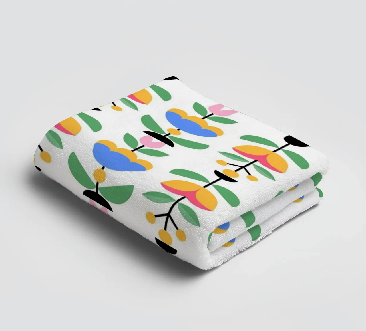 Repetitive pattern 39 towel by Little Dean