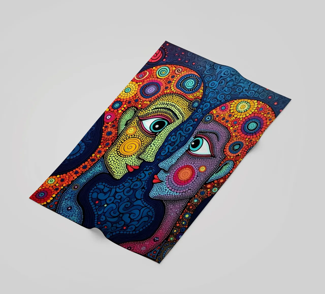 Specchio_3_Stile Hundertwasser telo mare da AI-Portraits by LK