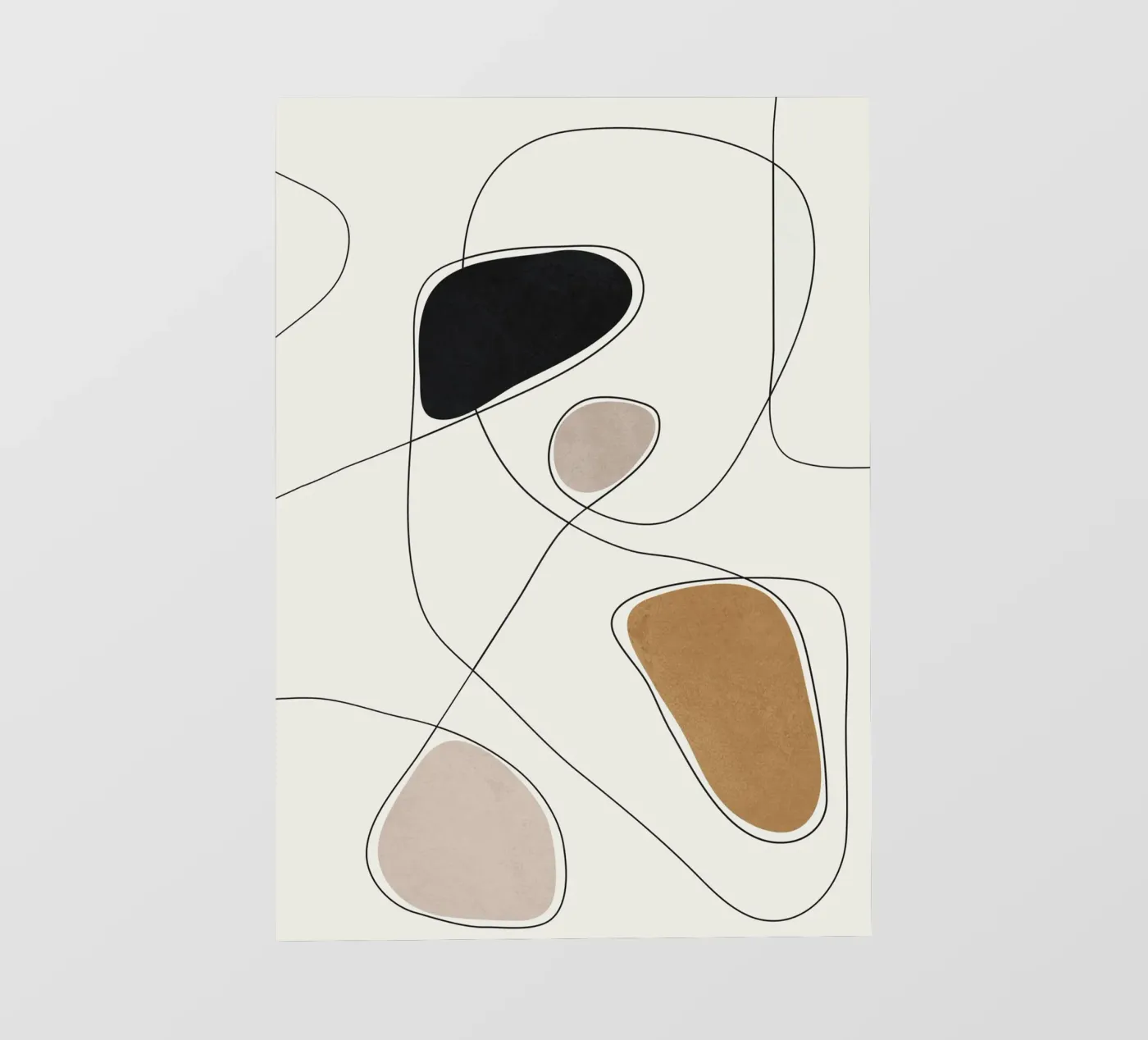 Thin Flow I fotobehang van Flow Line