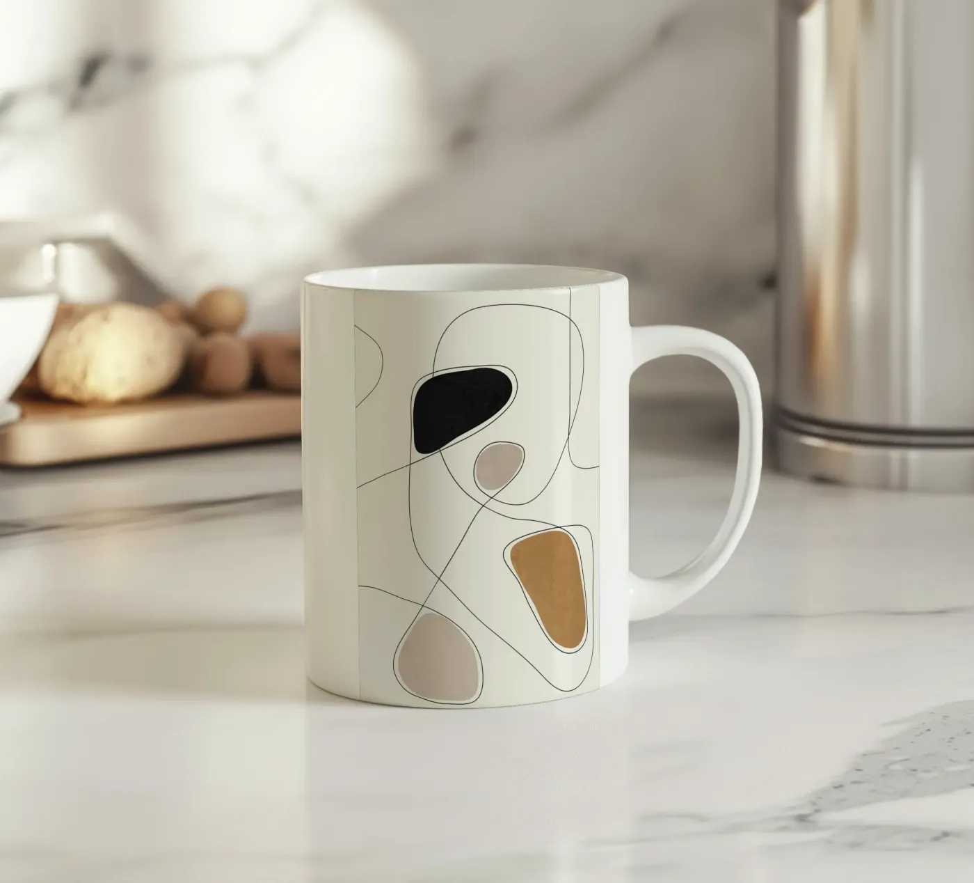 Thin Flow I ceramic mug by Flow Line