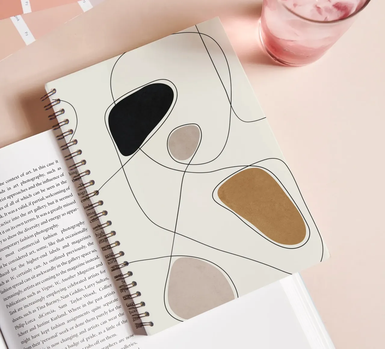 Thin Flow I spiral notebook by Flow Line