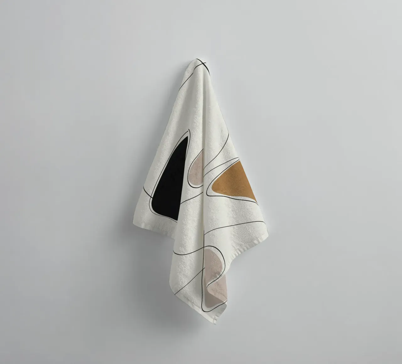 Thin Flow I towel by Flow Line