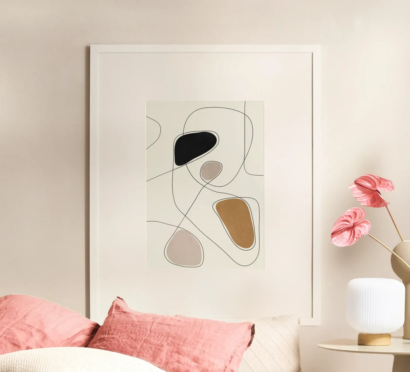 Thin Flow I Poster von Flow Line