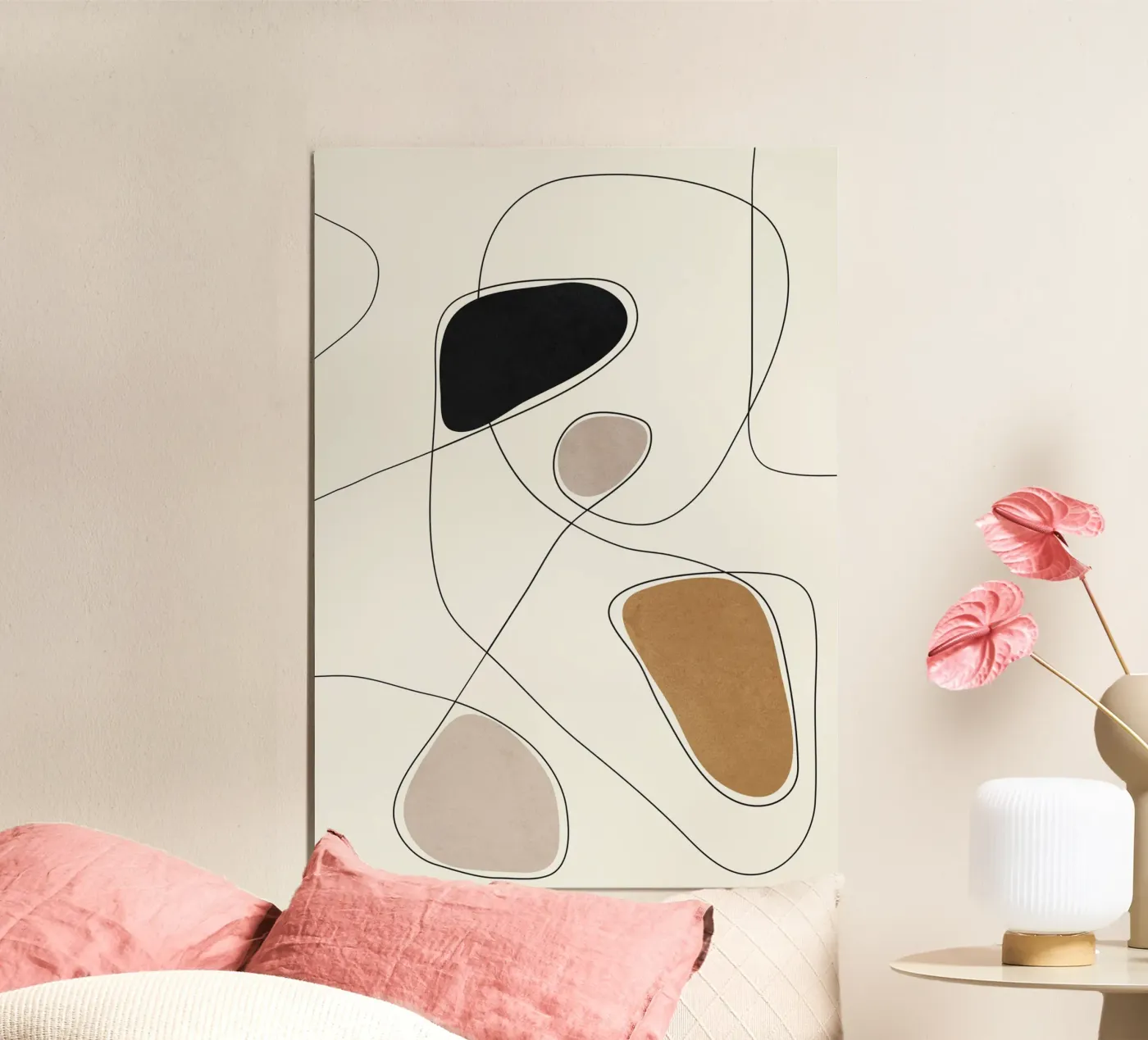 Thin Flow I Poster von Flow Line