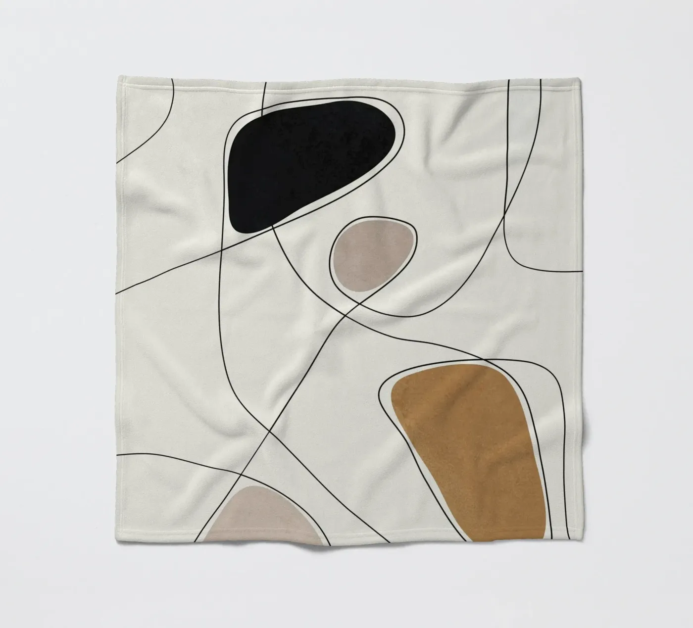 Thin Flow I fleece blanket by Flow Line