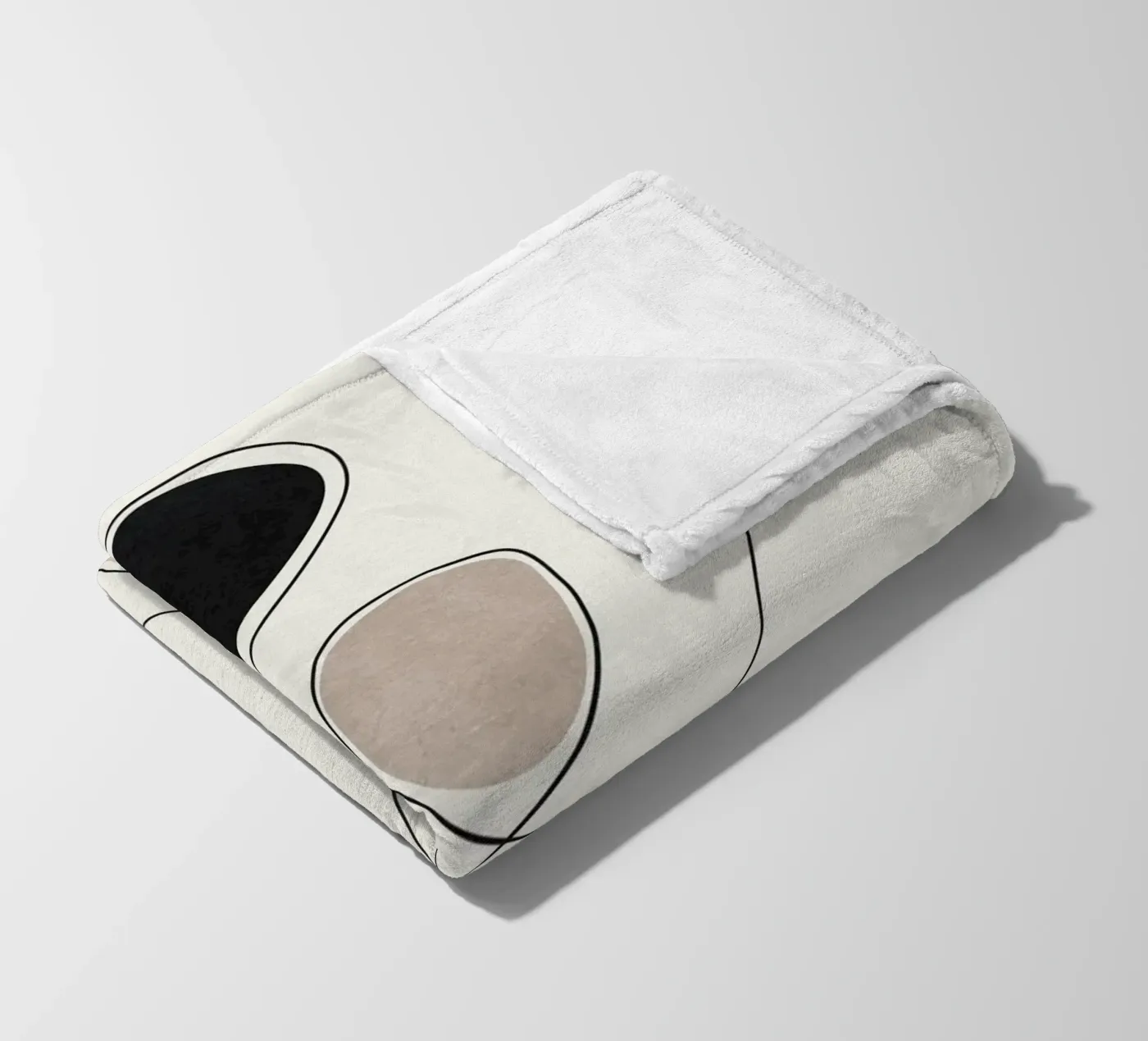 Thin Flow I fleece blanket by Flow Line