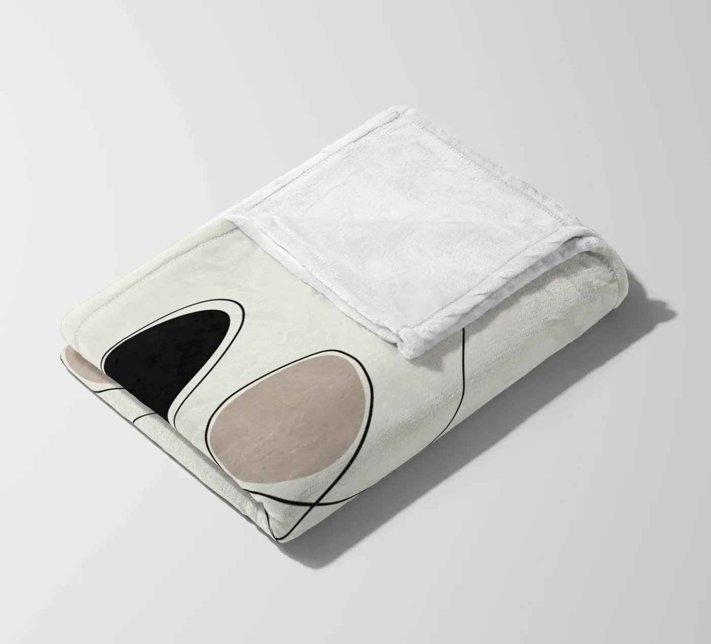 Thin Flow I fleece blanket by Flow Line