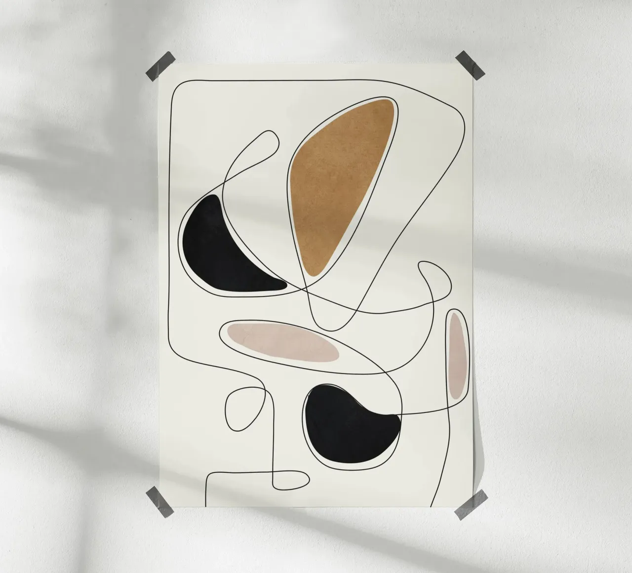 Thin Flow III poster con telaio in plastica da Flow Line