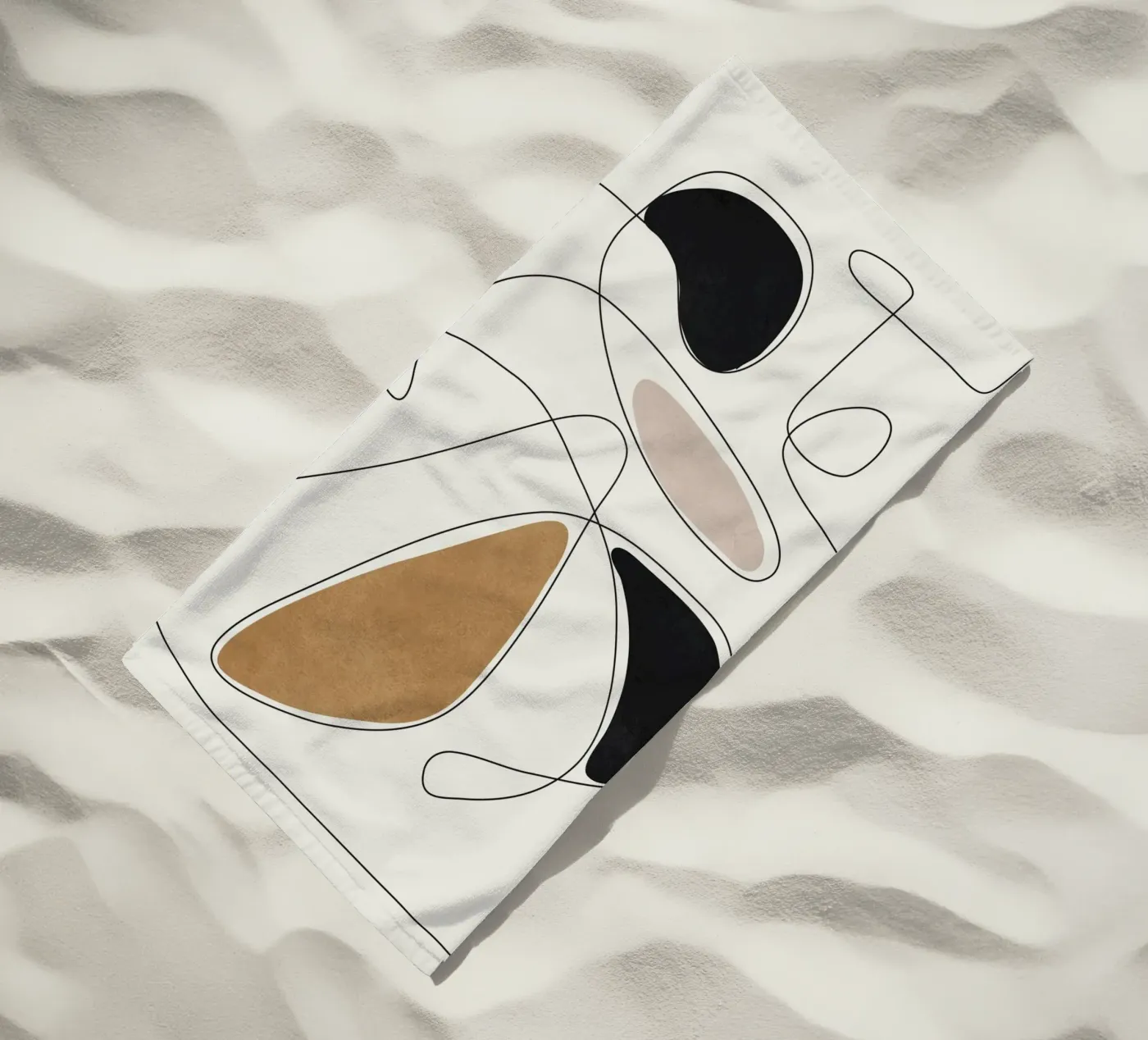 Thin Flow III beach towel by Flow Line