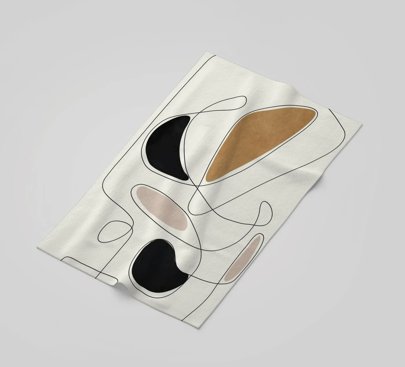 Thin Flow III beach towel by Flow Line