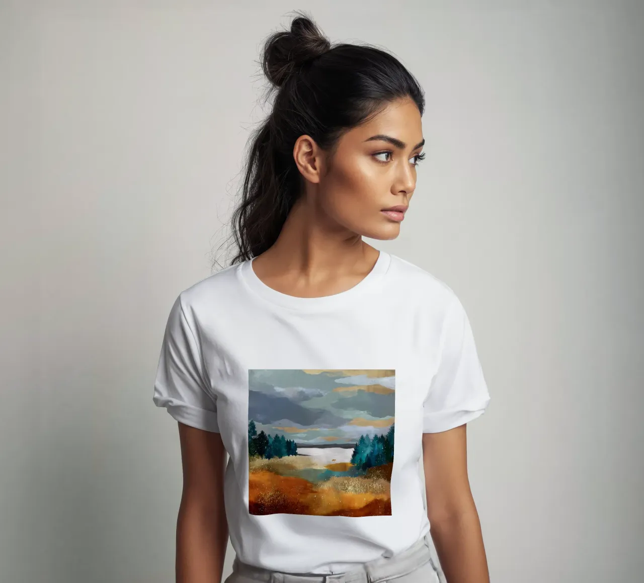 Between Pines and Clouds t-shirt da Dune
