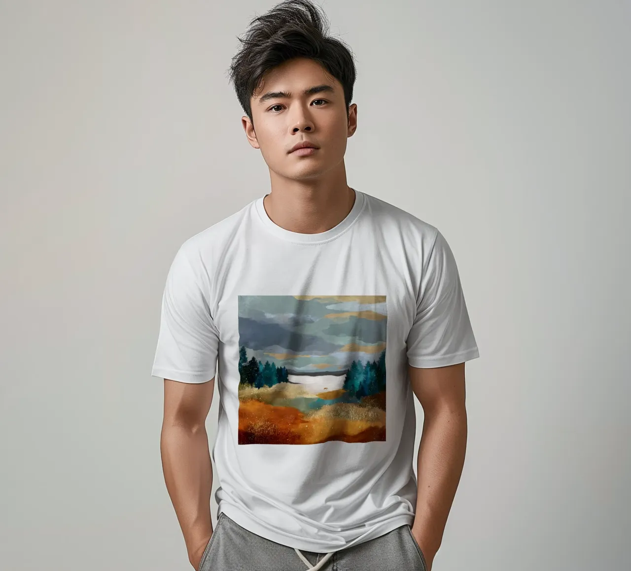 Between Pines and Clouds t-shirt da Dune