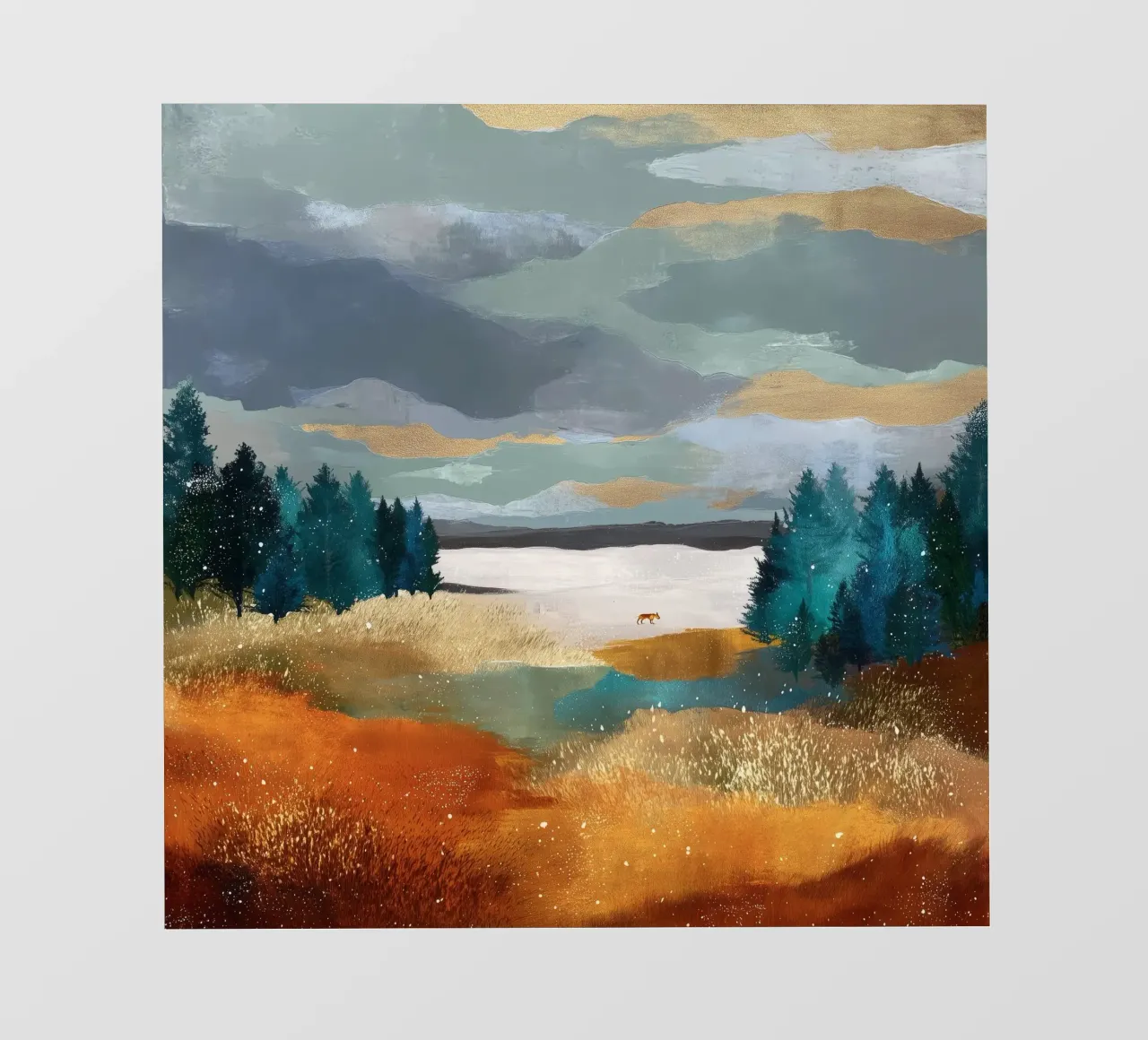 Between Pines and Clouds pellicola backlit da Dune