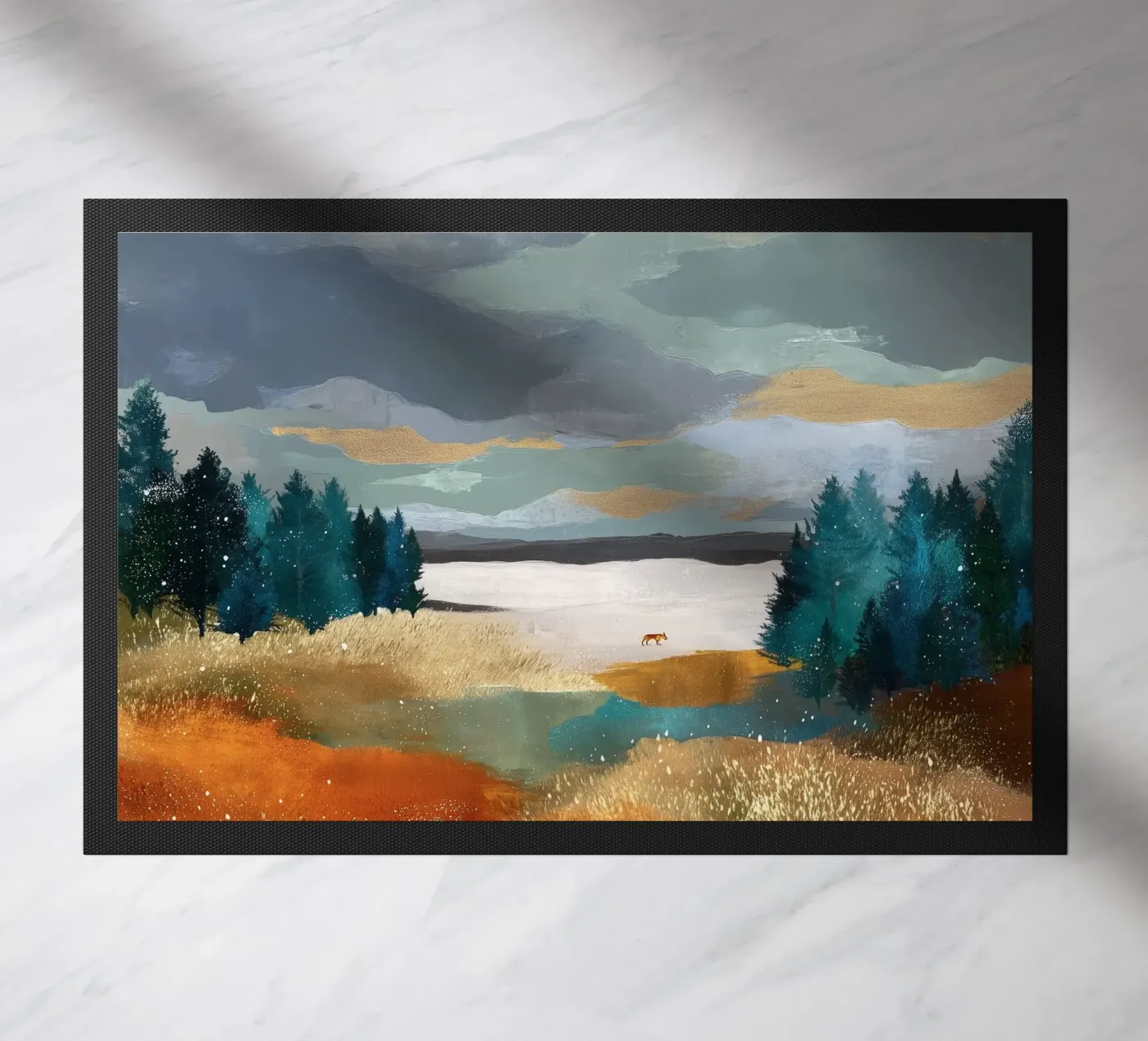 Between Pines and Clouds doormat by Dune