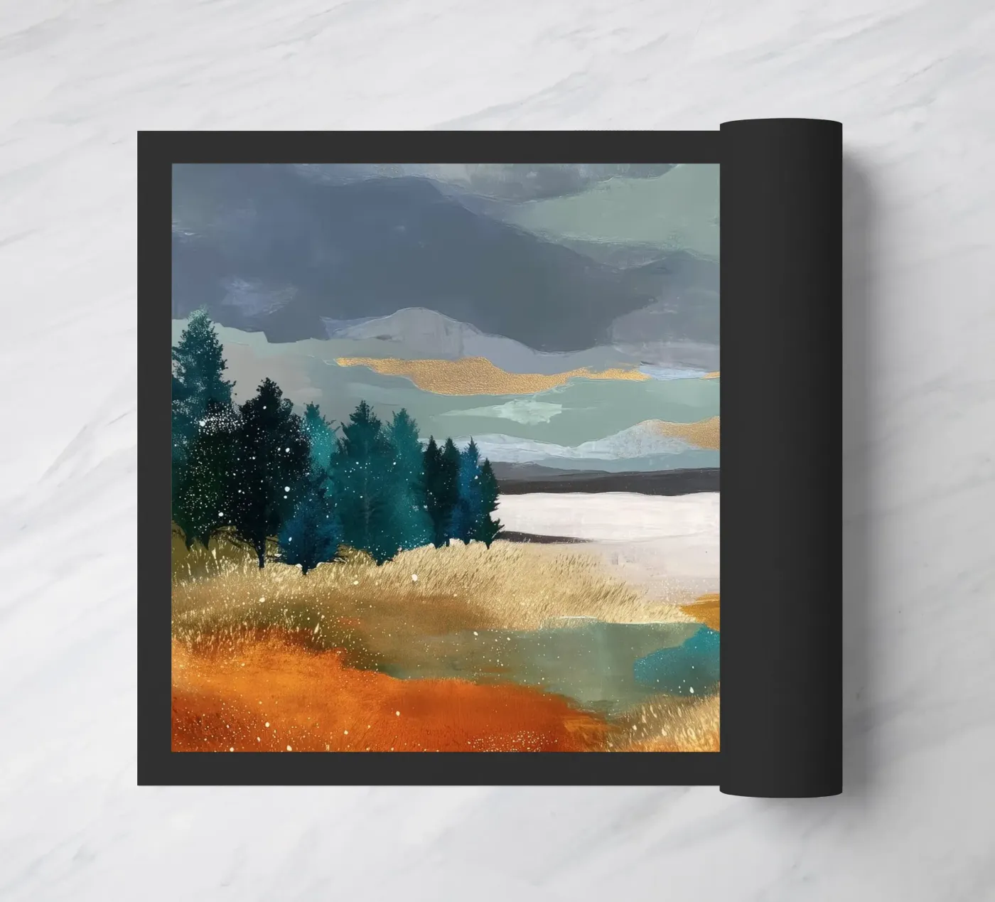 Between Pines and Clouds doormat by Dune