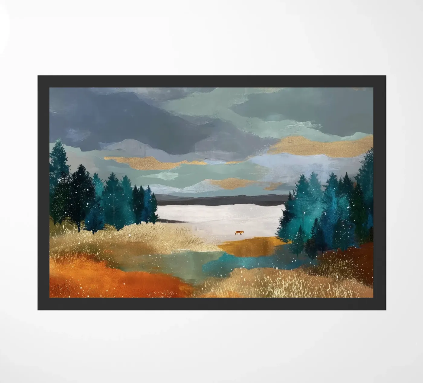 Between Pines and Clouds doormat by Dune