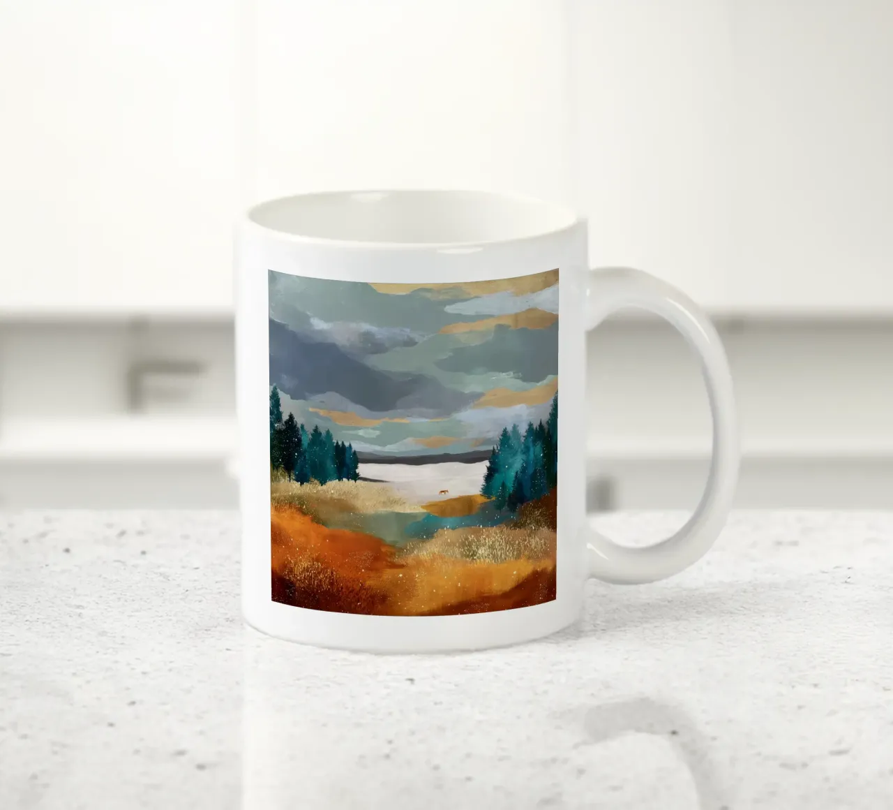 Between Pines and Clouds tazza in ceramica da Dune