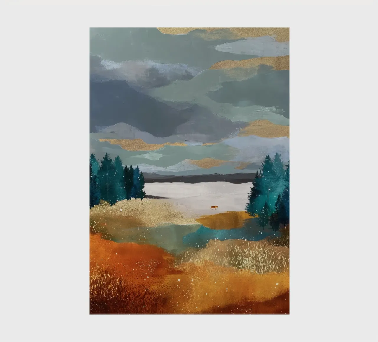 Between Pines and Clouds notebook by Dune