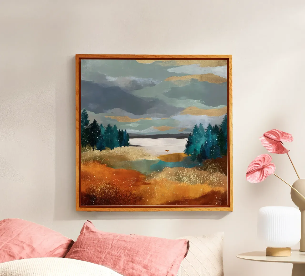 Between Pines and Clouds plexiglass da Dune