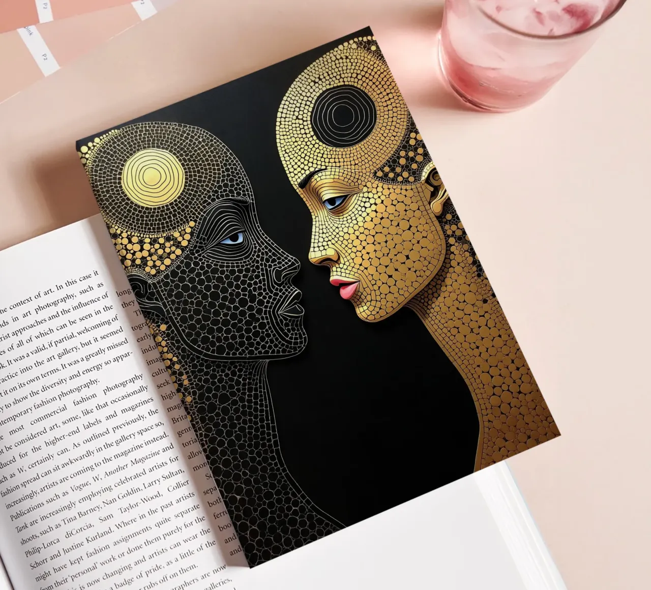 Mirror_7_Style Hundertwasser notebook by AI-Portraits by LK