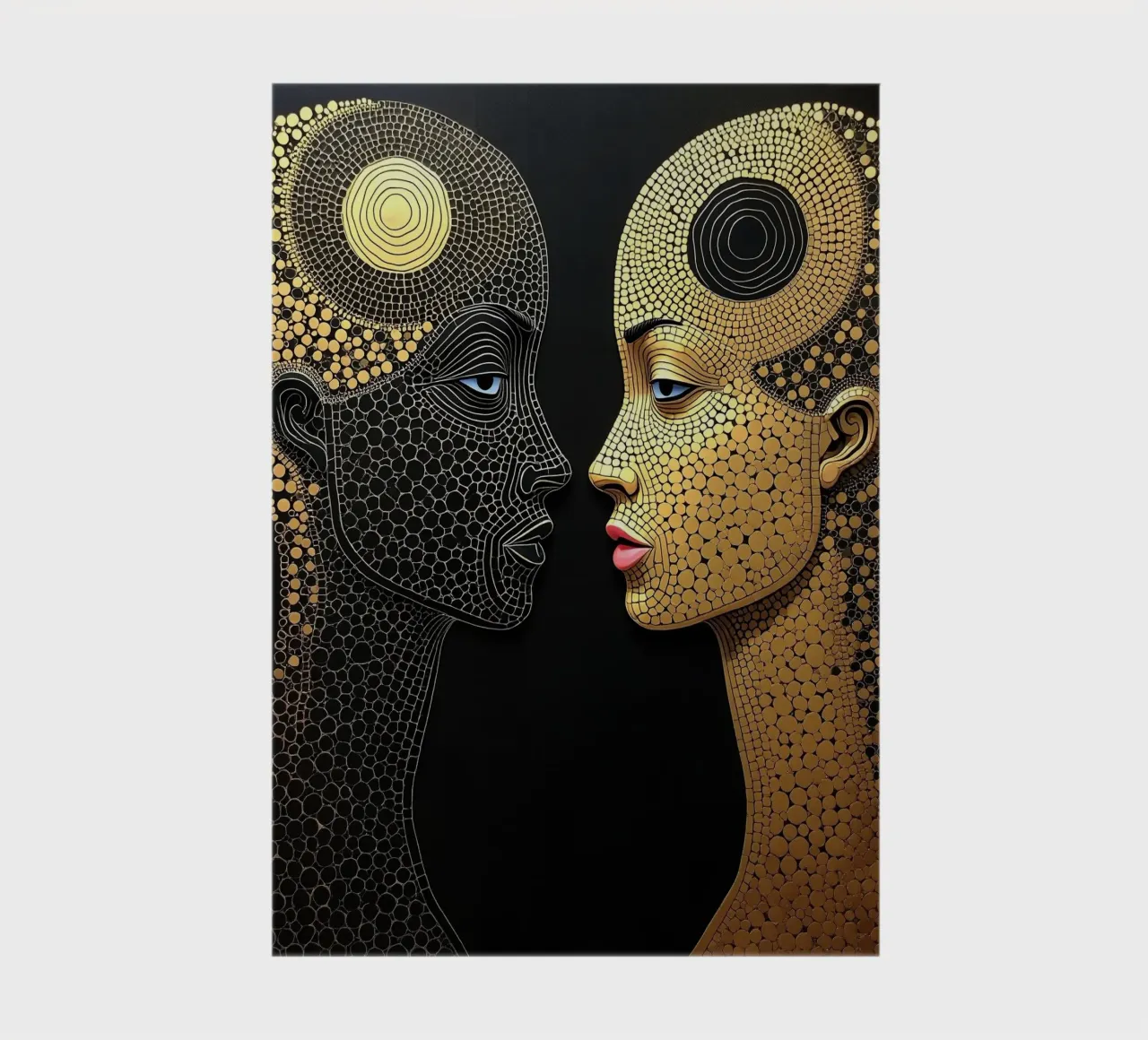 Mirror_7_Style Hundertwasser notebook by AI-Portraits by LK