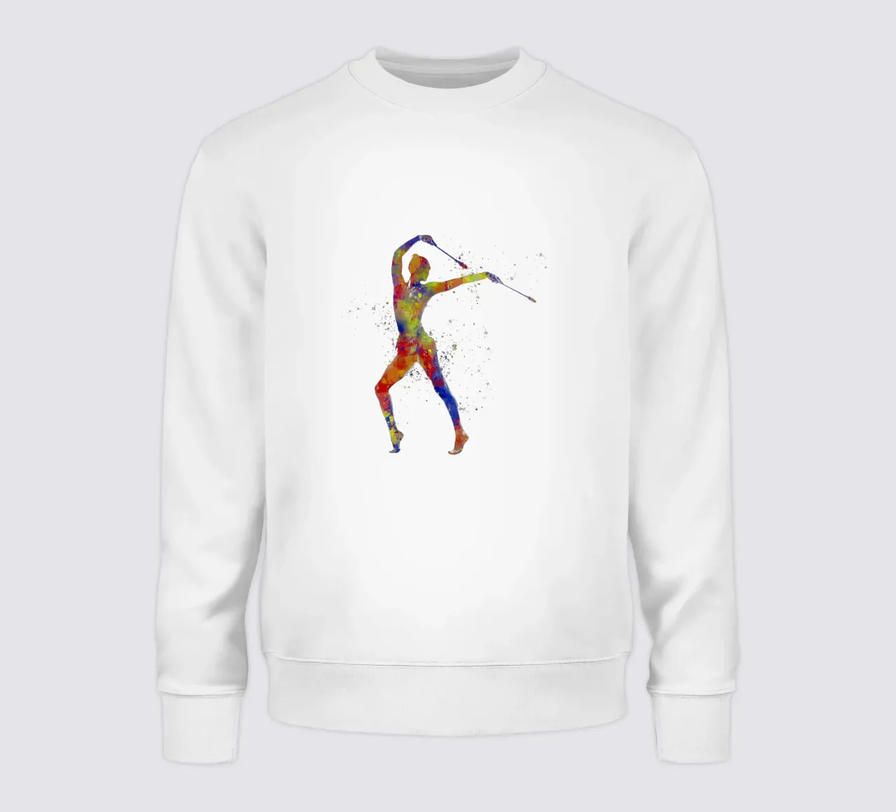Ginnastica ritmica in acquerello felpa da ⚽ Sports Pulse