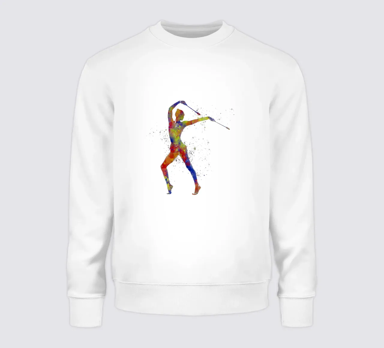 Ginnastica ritmica in acquerello felpa da ⚽ Sports Pulse