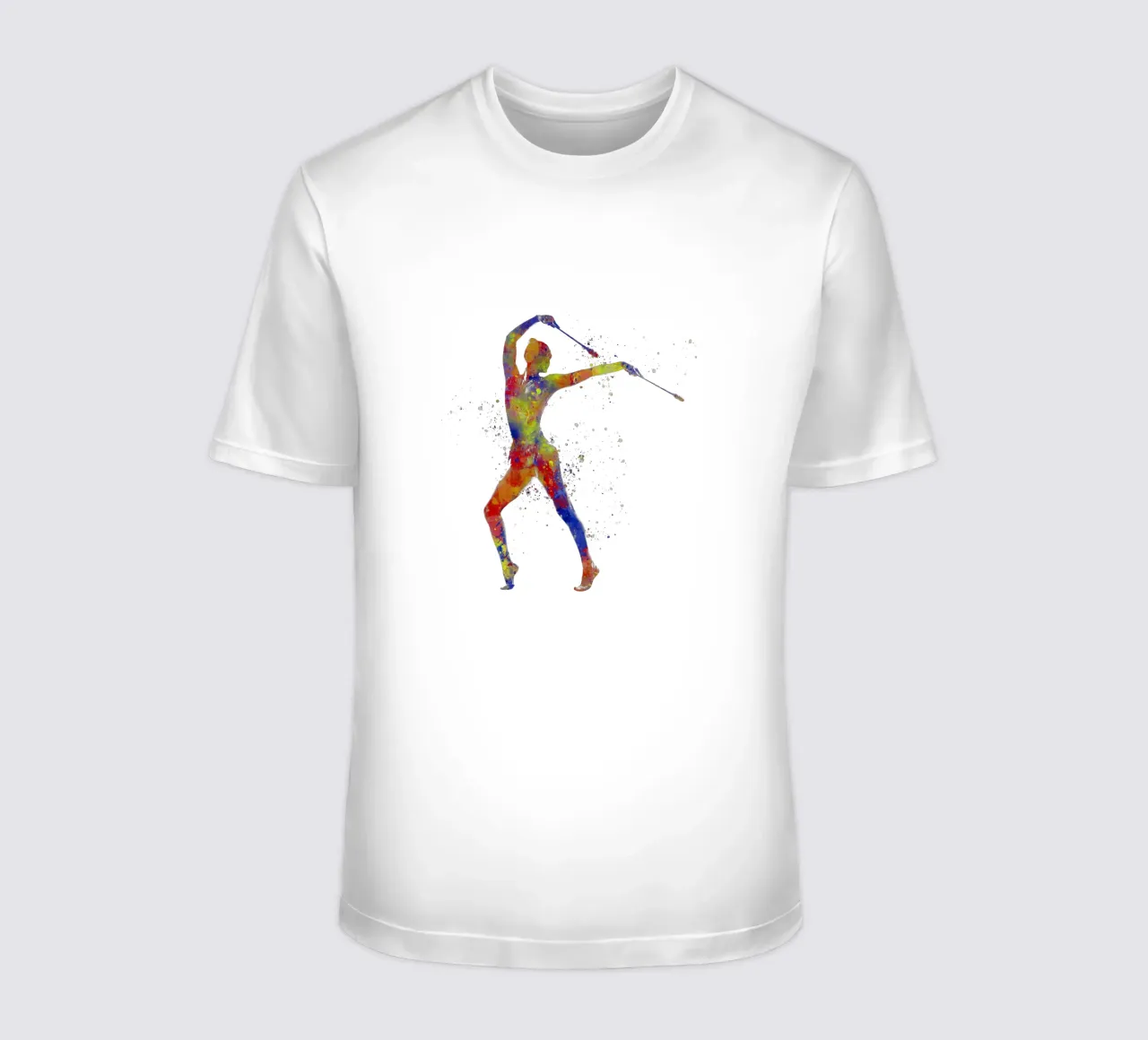 Ginnastica ritmica in acquerello t-shirt da ⚽ Sports Pulse