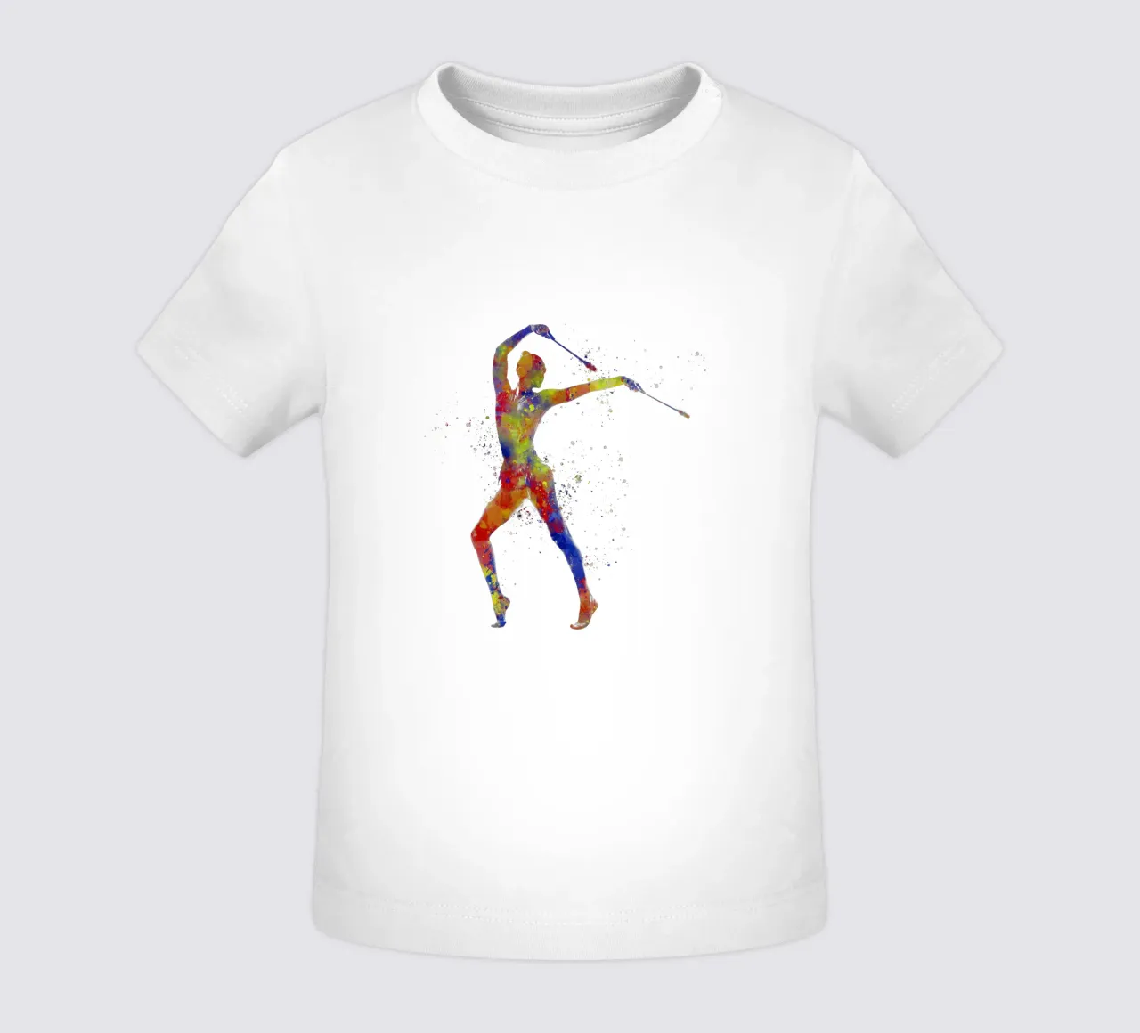 Ginnastica ritmica in acquerello maglietta neonato da ⚽ Sports Pulse