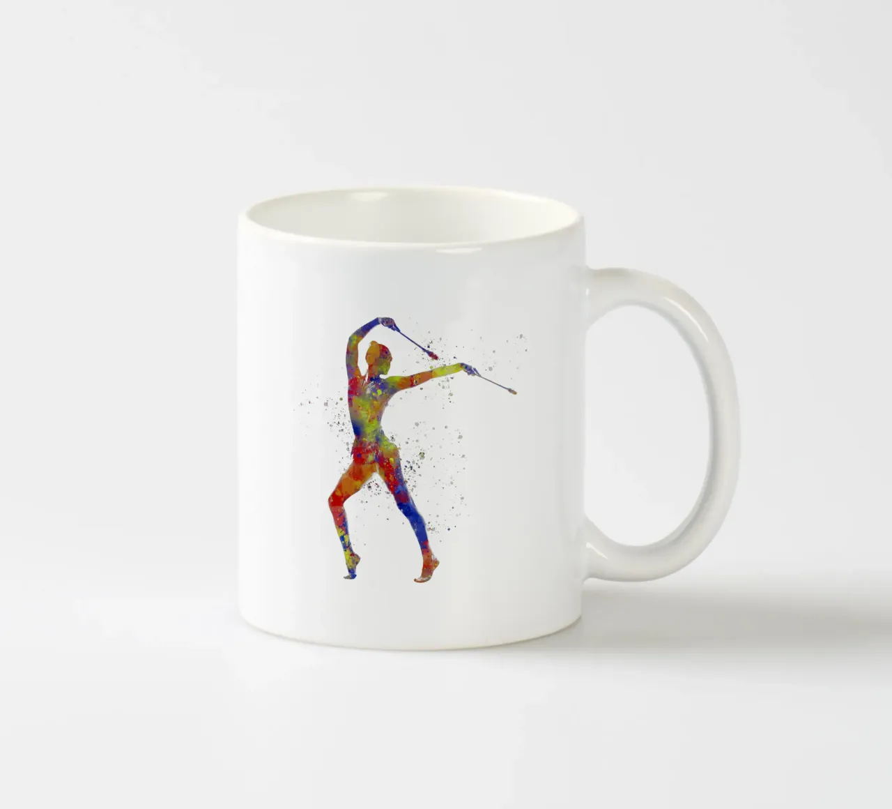 Ginnastica ritmica in acquerello tazza in ceramica da ⚽ Sports Pulse