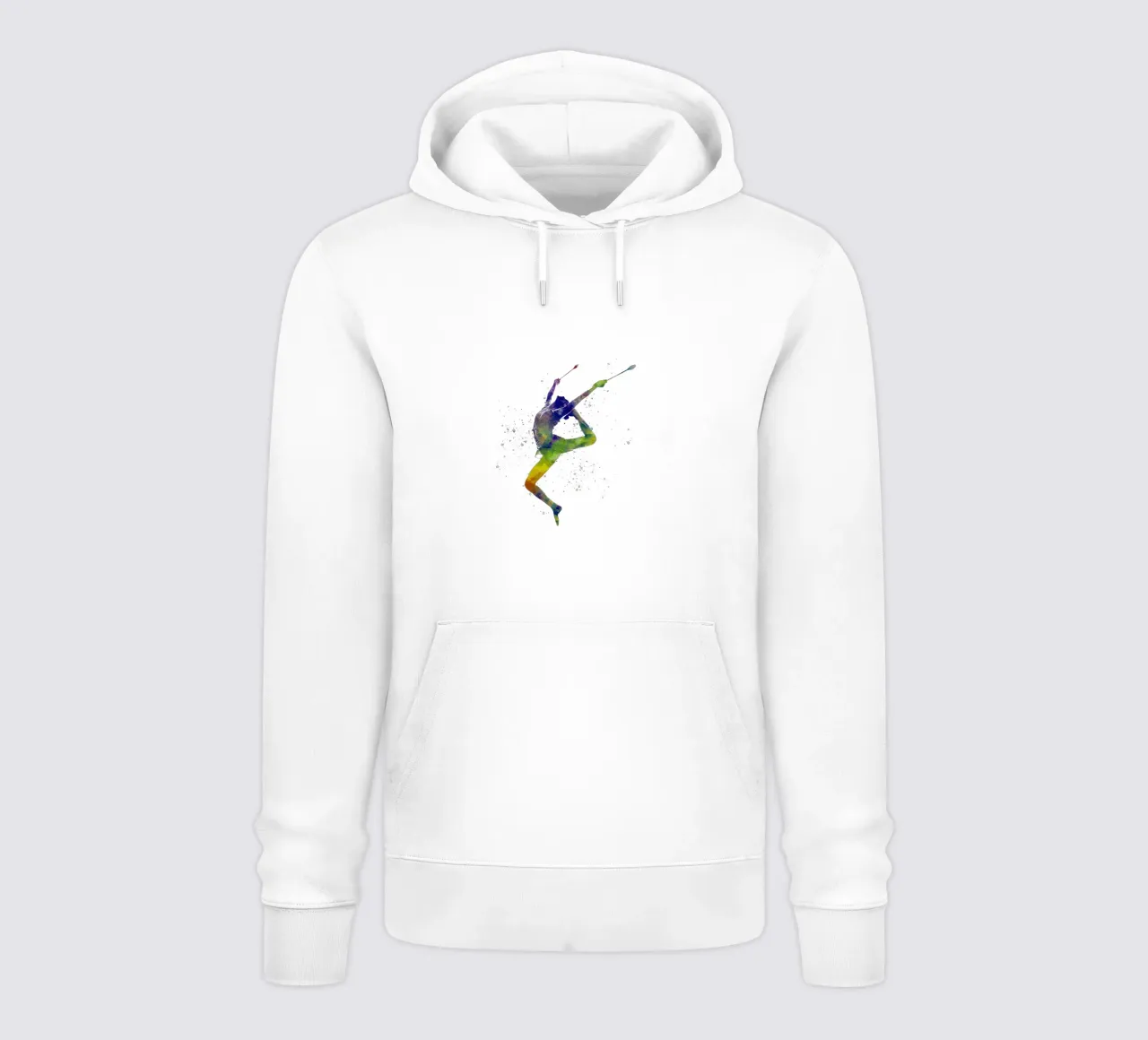 Ginnastica ritmica in acquerello felpa con cappuccio da ⚽ Sports Pulse