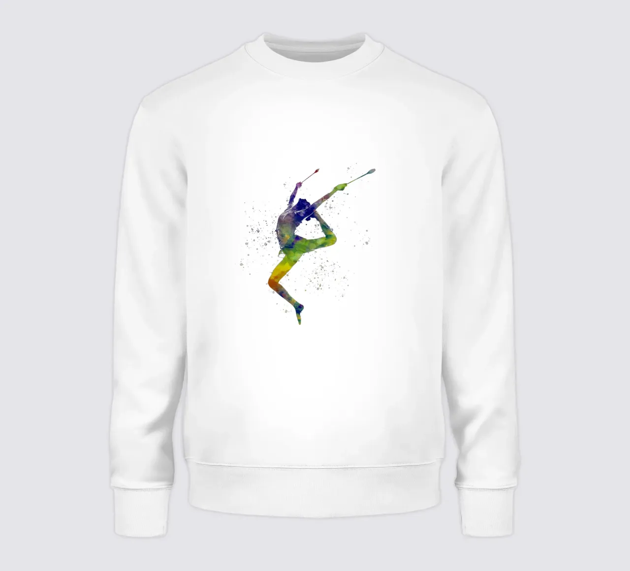 Ginnastica ritmica in acquerello felpa da ⚽ Sports Pulse