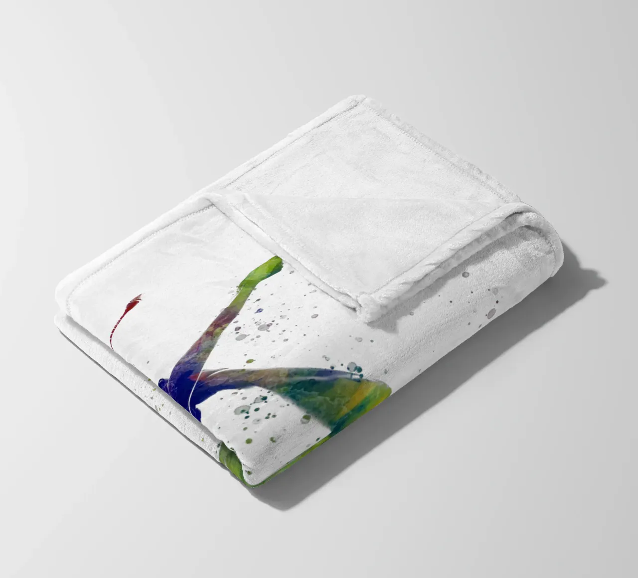 Ginnastica ritmica in acquerello coperta in pile da ⚽ Sports Pulse