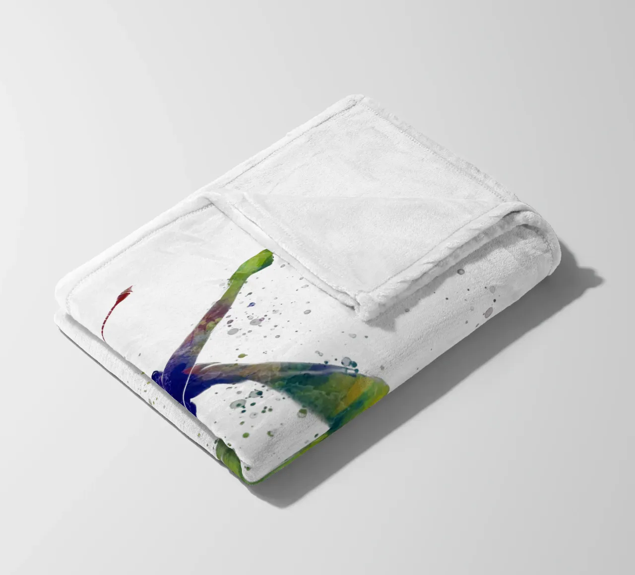 Ginnastica ritmica in acquerello coperta in pile da ⚽ Sports Pulse