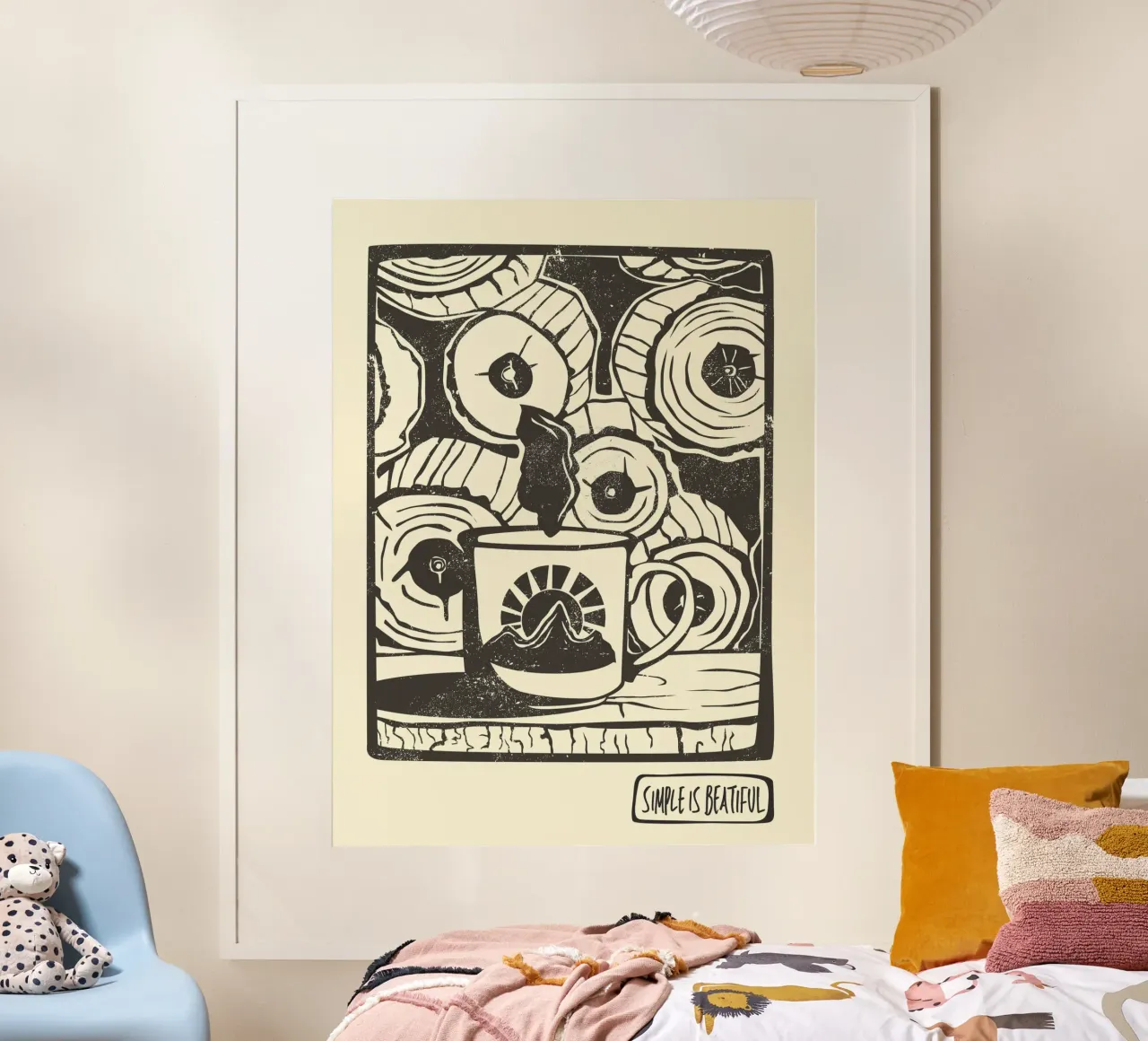 Simple Is Beautiful poster da Indigo Rain