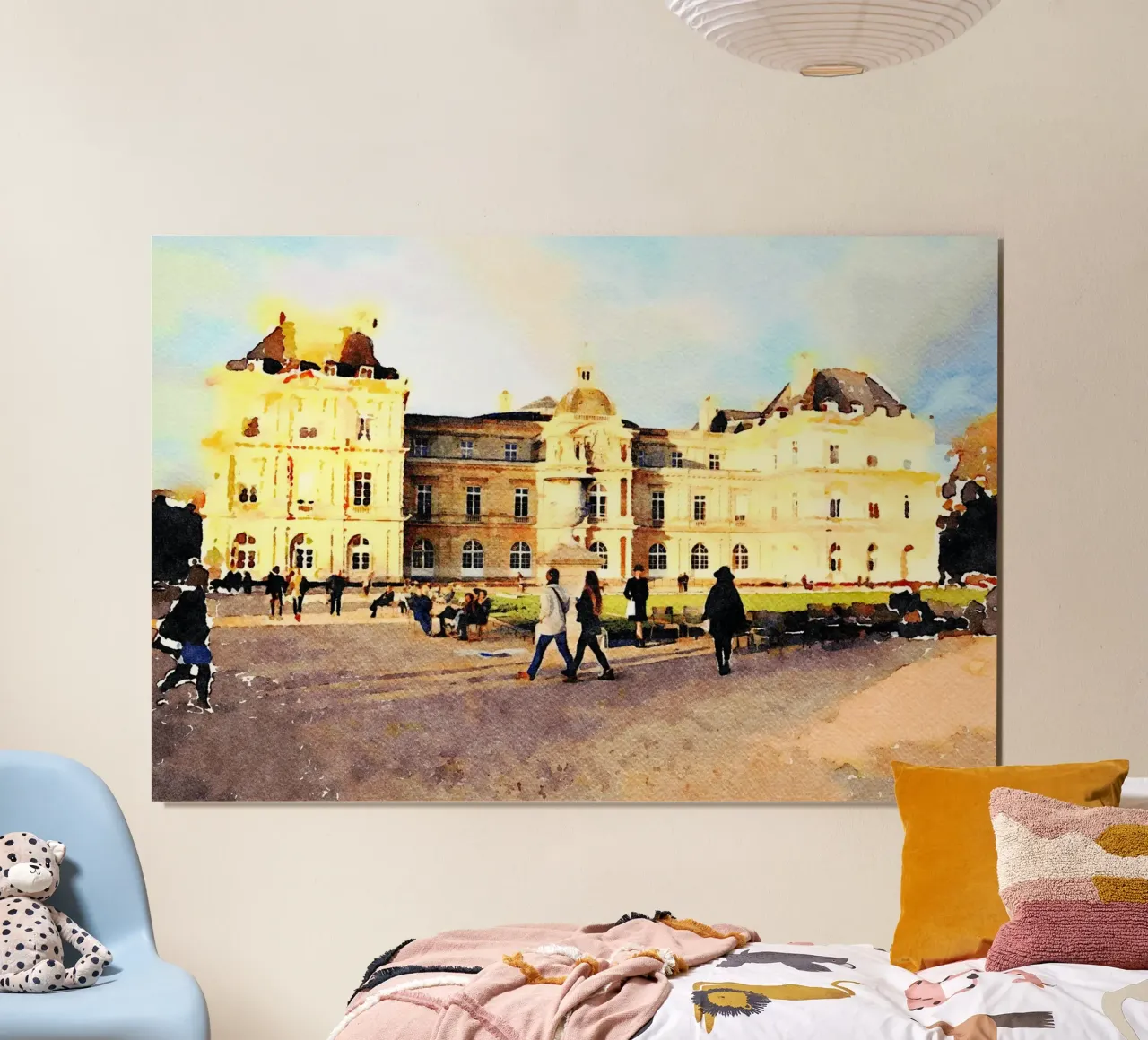 A Parigi poster con telaio in alluminio da Massimo Frascogna