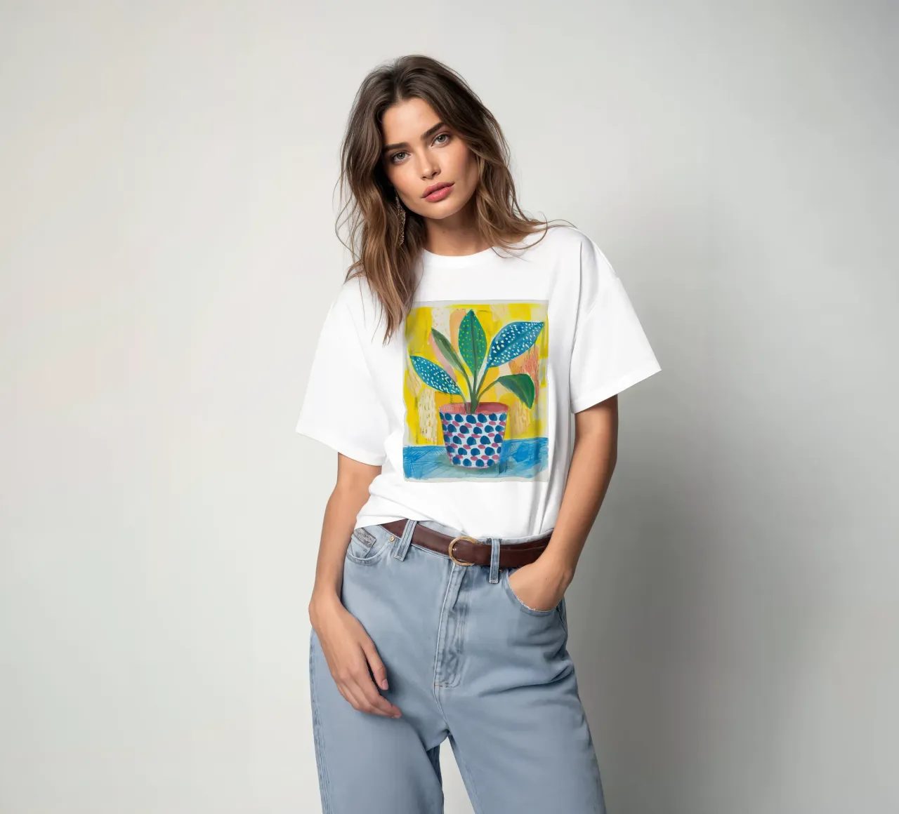 Hojas alegres camiseta de DaarbyN