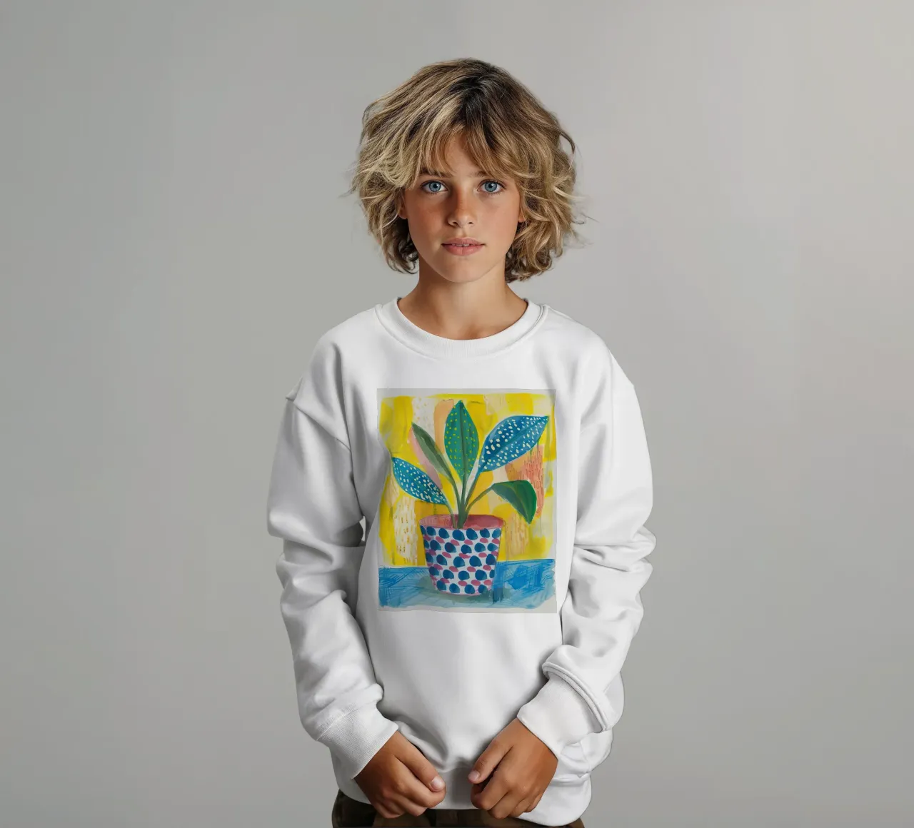 Hojas alegres sudadera para niño de DaarbyN
