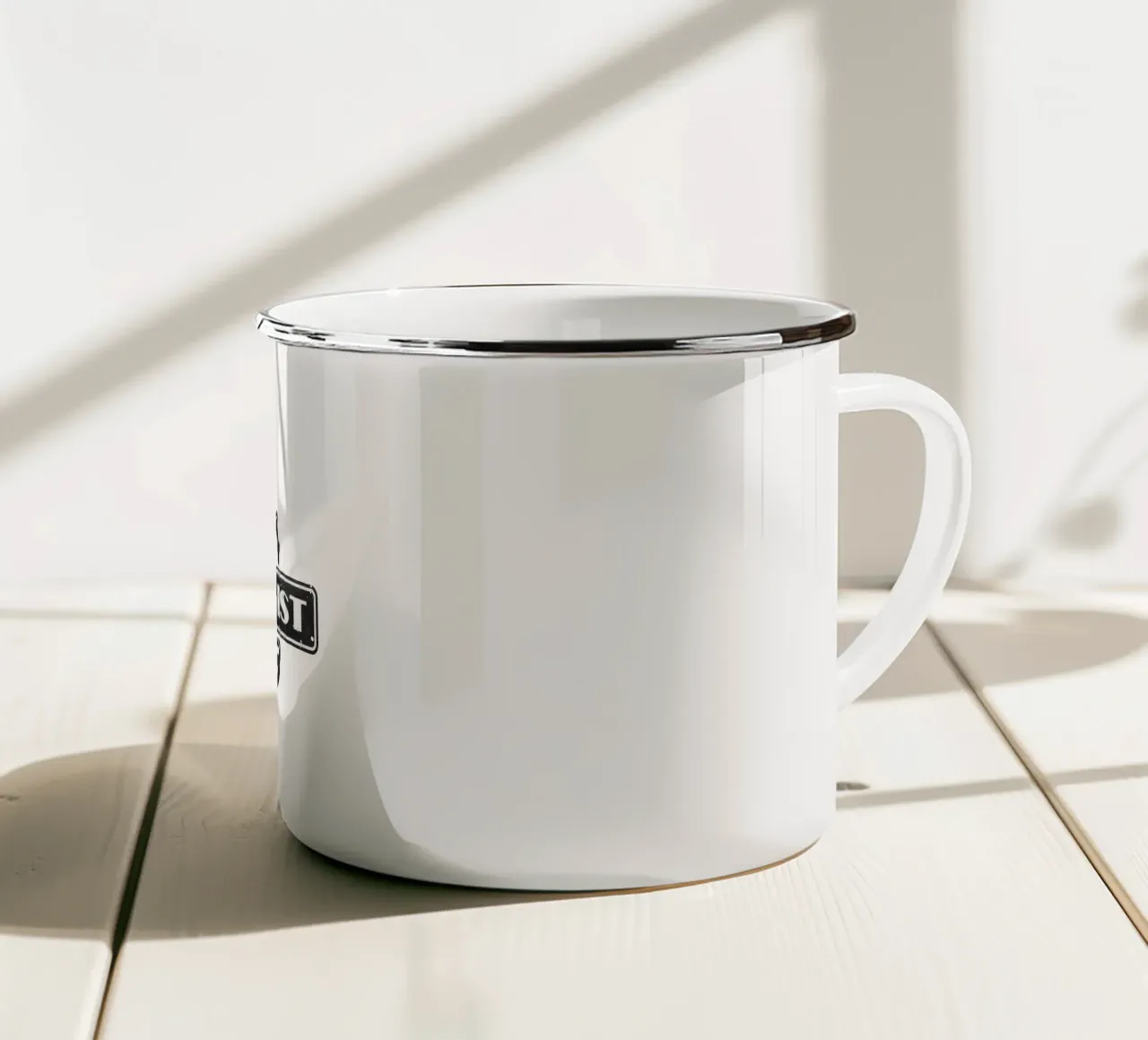 Attivista della VEB tazza in smalto da DDR DESIGN