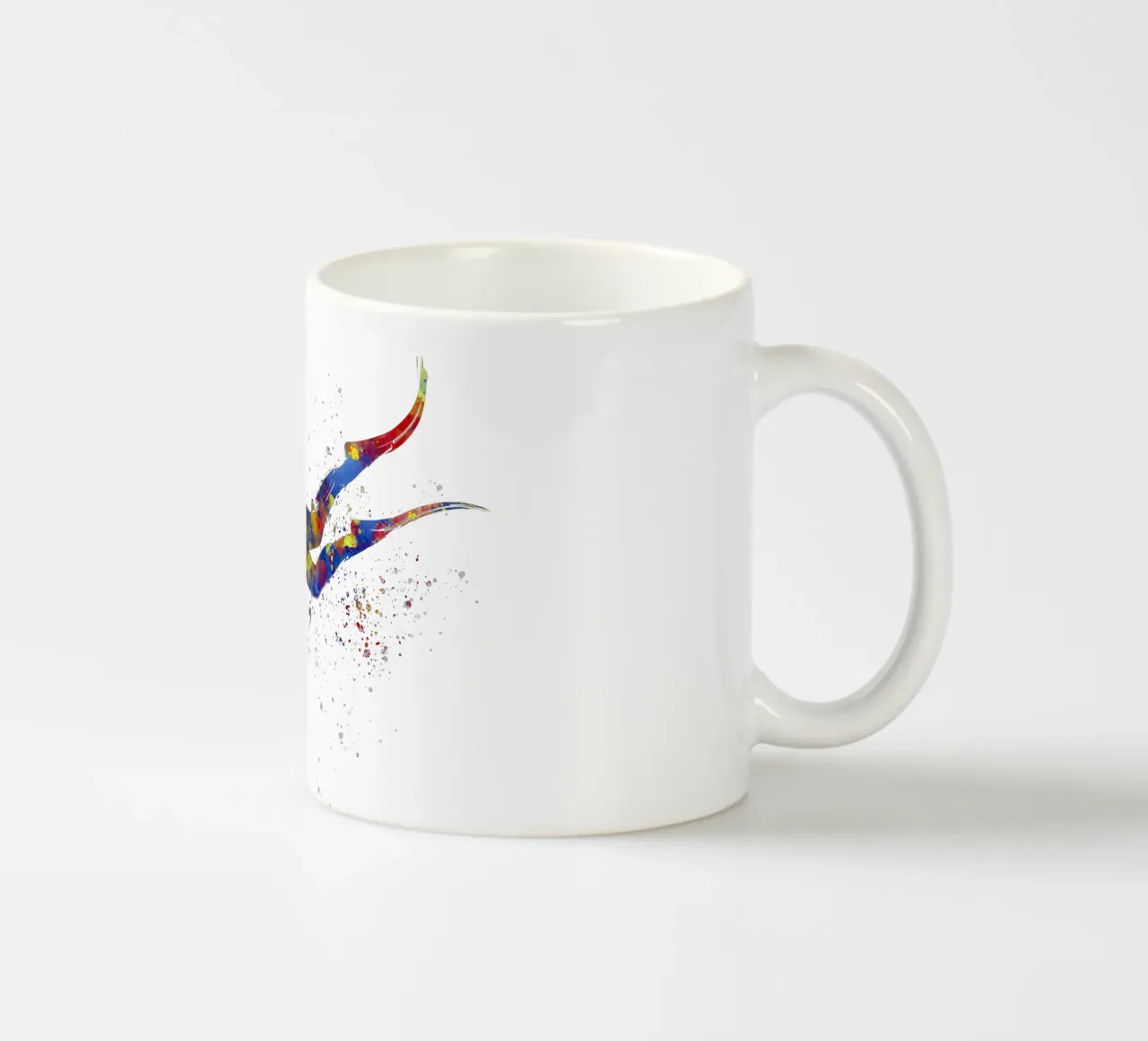 Tuffatore in acquerello tazza in ceramica da ⚽ Sports Pulse