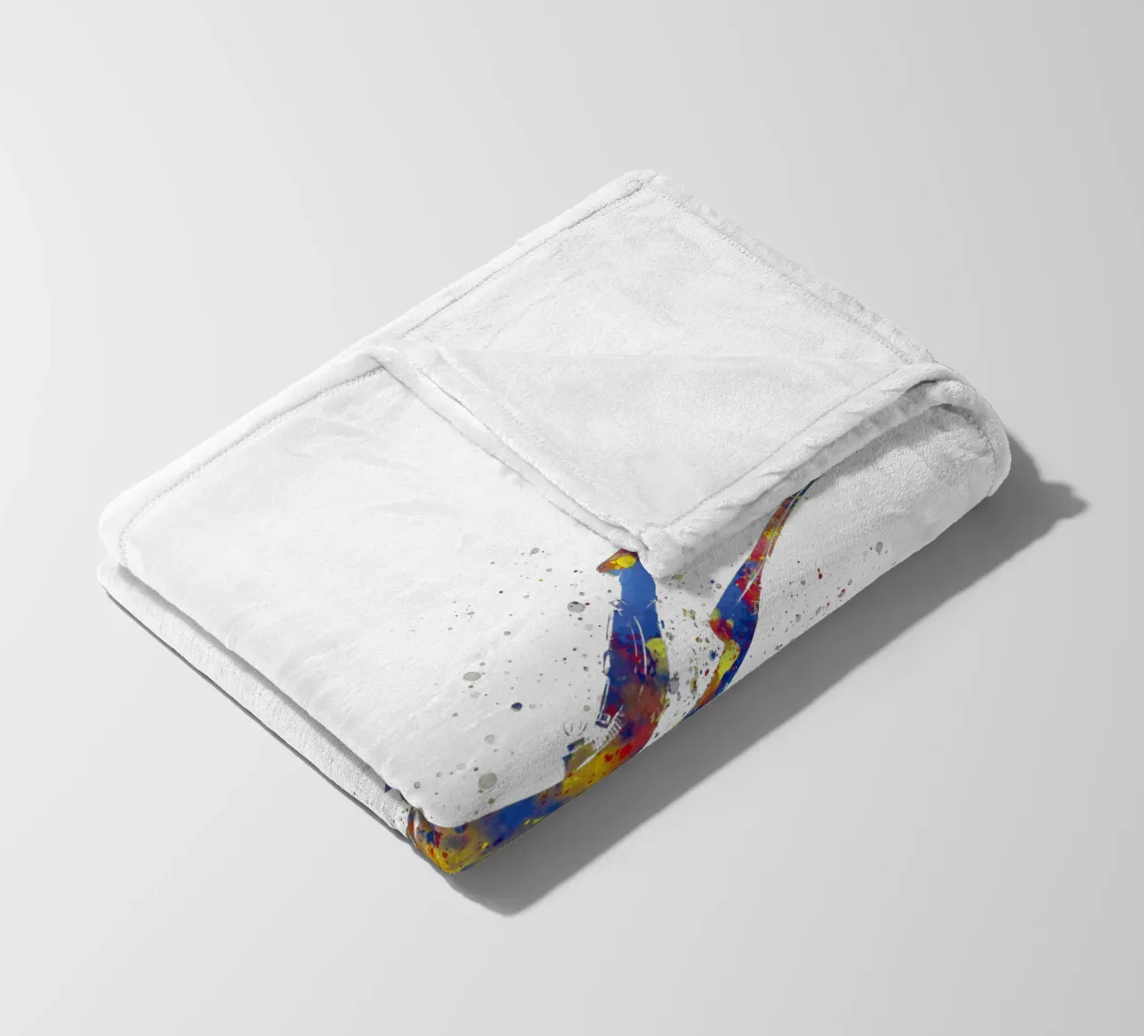 Tuffatore in acquerello coperta in pile da ⚽ Sports Pulse