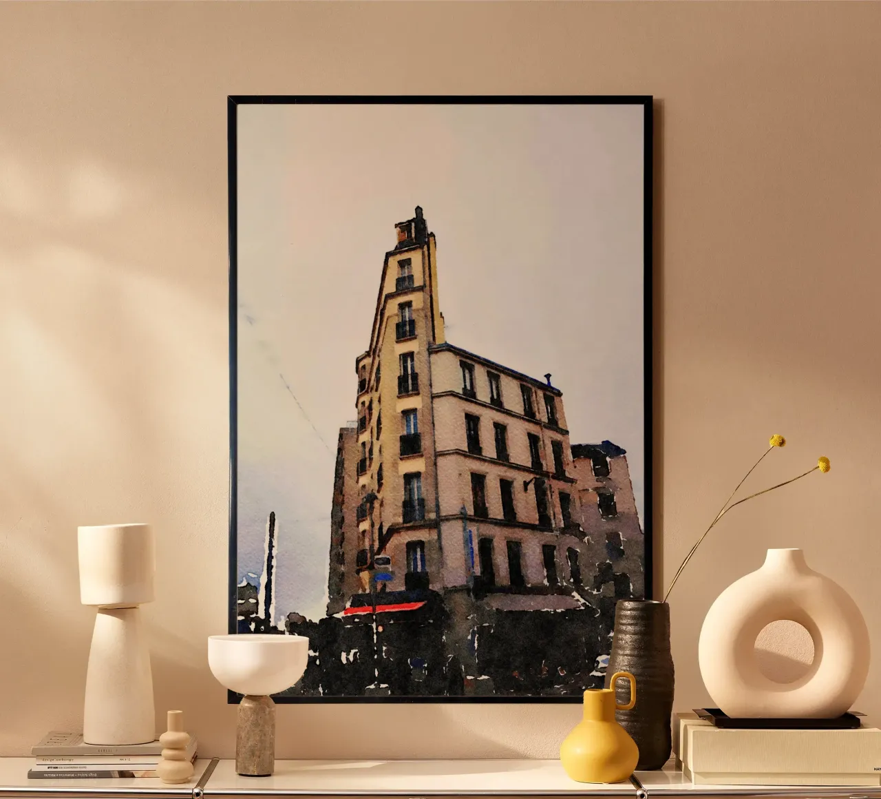 In paris poster con telaio in plastica da Massimo Frascogna